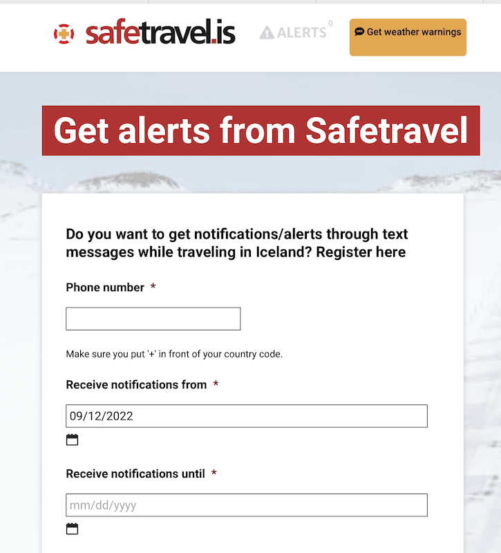 iceland safe driving