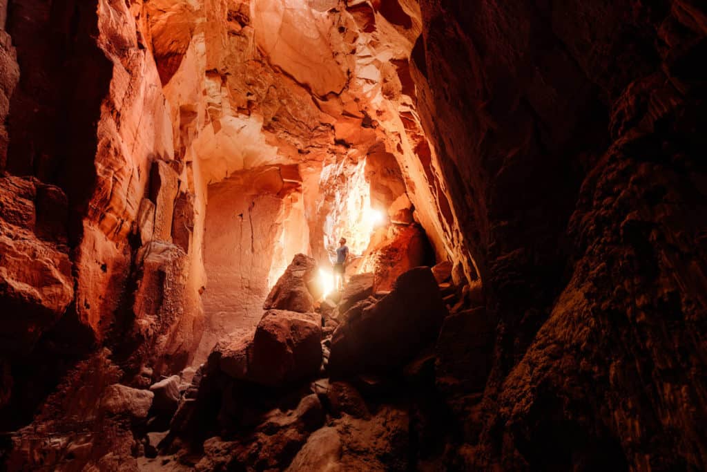 Inside Goblin's Lair in Utah