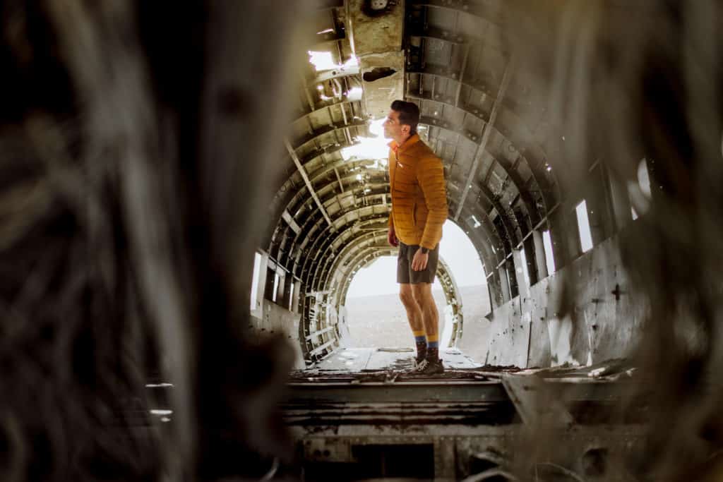 Iceland plane wreck inside