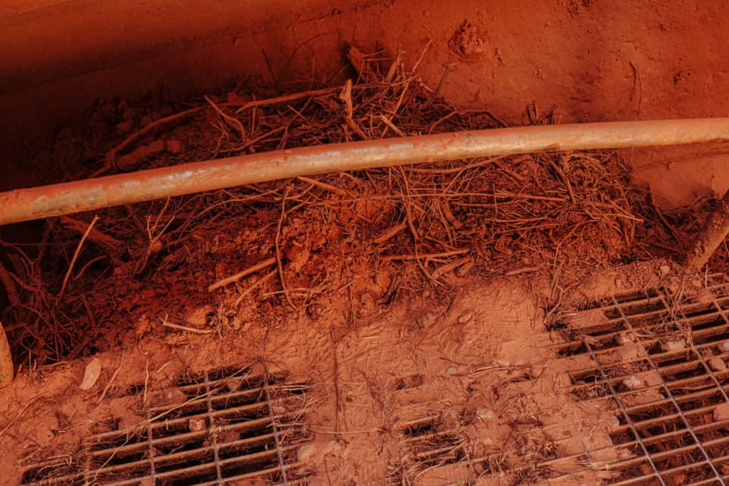 Antelope Canyon flood debris
