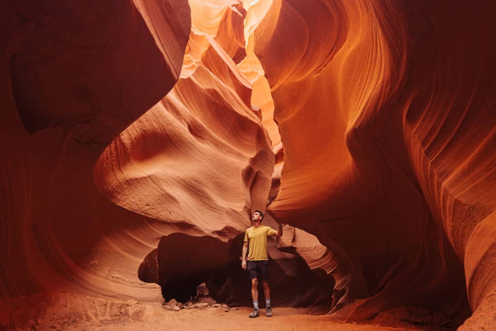 Jared Dillingham in Lower Antelope Canyon