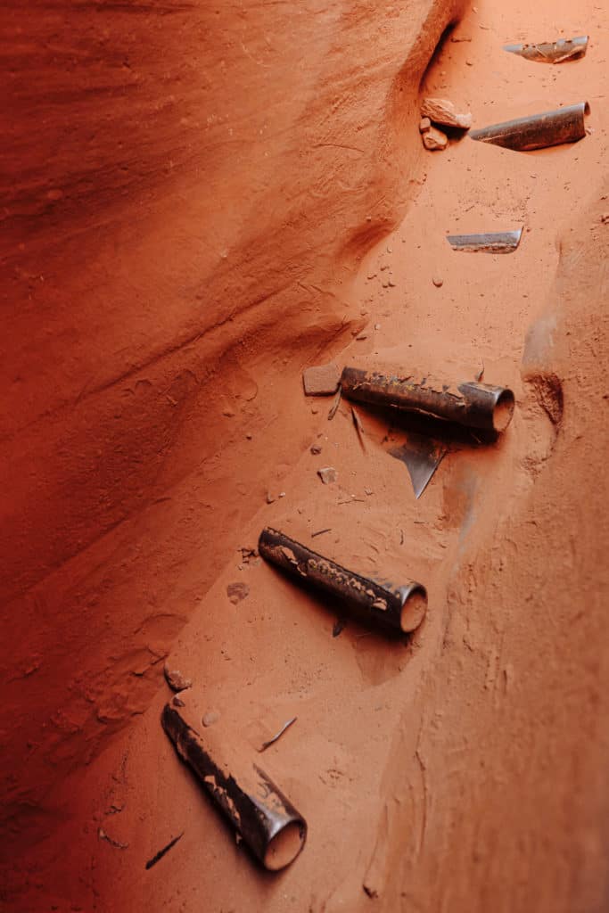 Ladder in Antelope Canyon