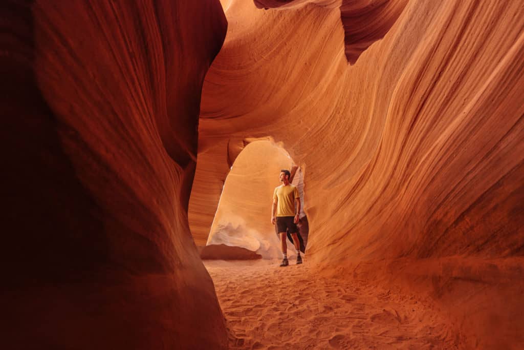 Jared Dillingham in Lower Antelope Canyon