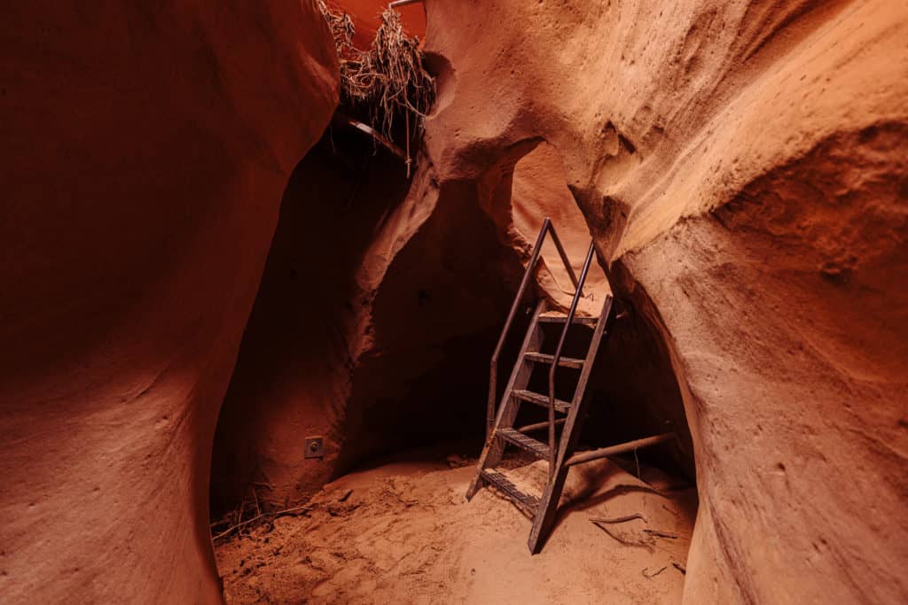 Ladder at Lower Antelope Canyon