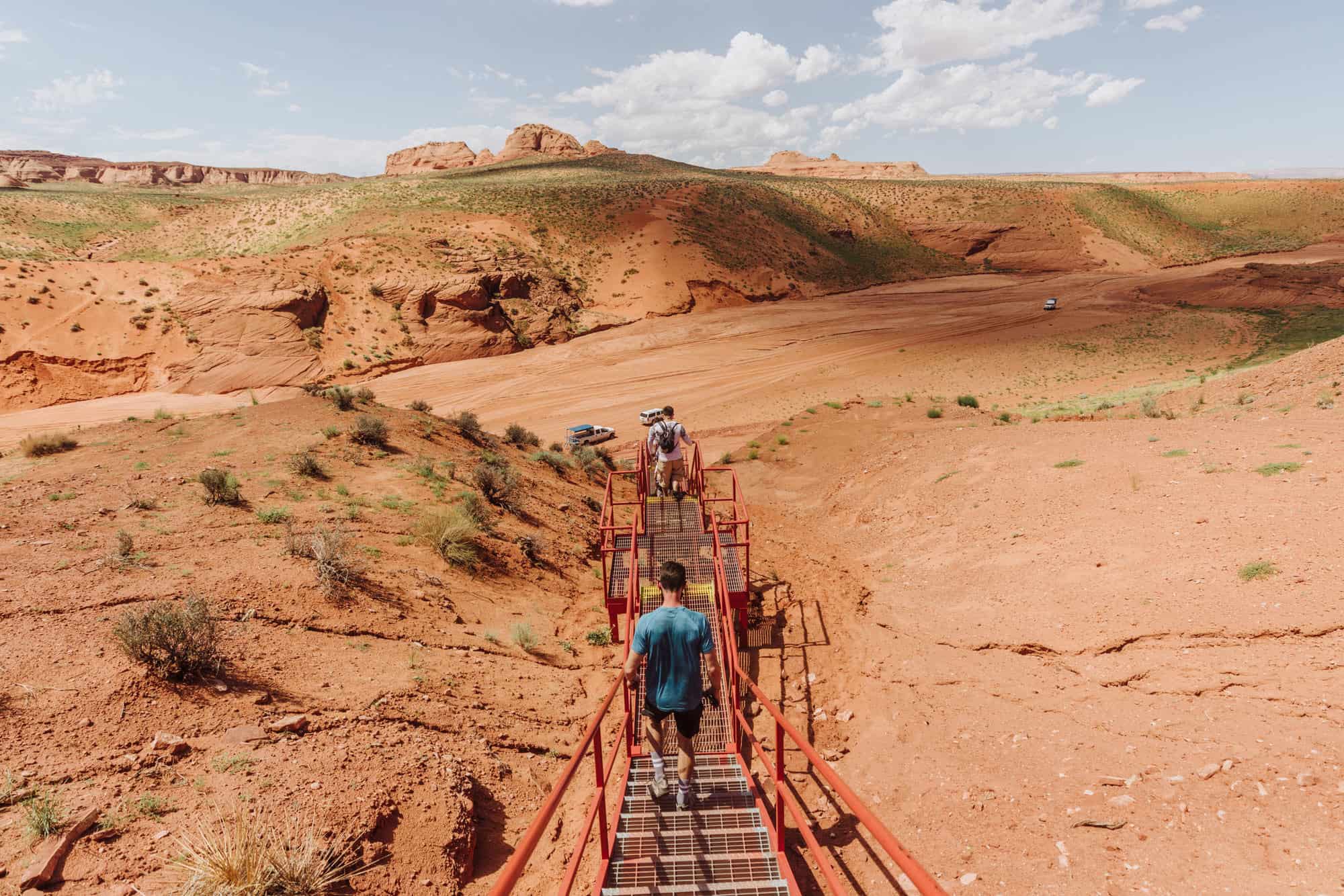 Stairs at Upper Antelope Canyon