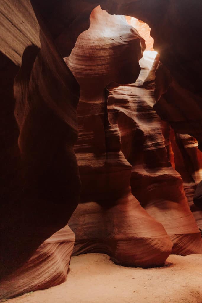 Inside Upper Antelope Canyon