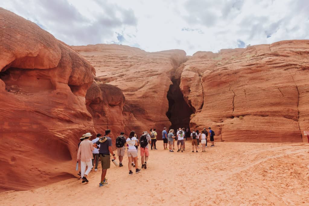 Entry to Upper Antelope Canyon