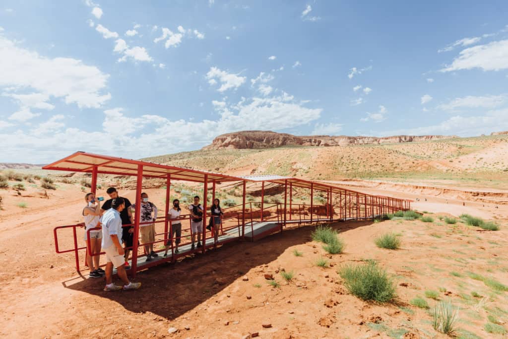 Exit at Upper Antelope Canyon