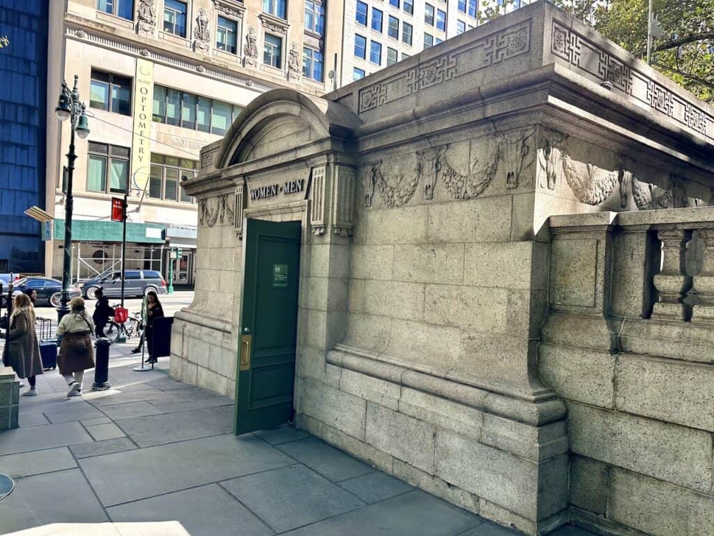 bryant park bathroom