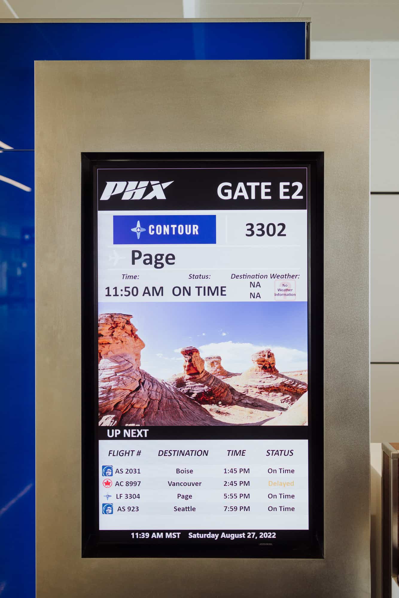 contour airlines page