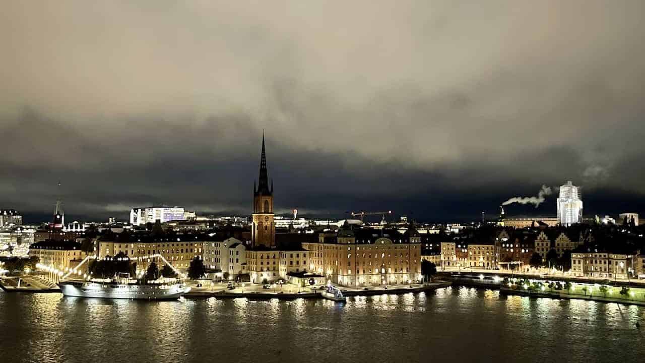 stockholm at night