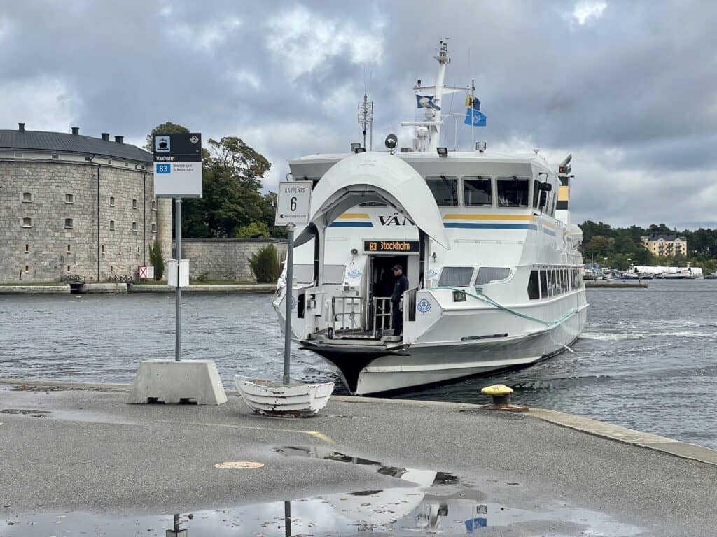 stockholm ferry dock