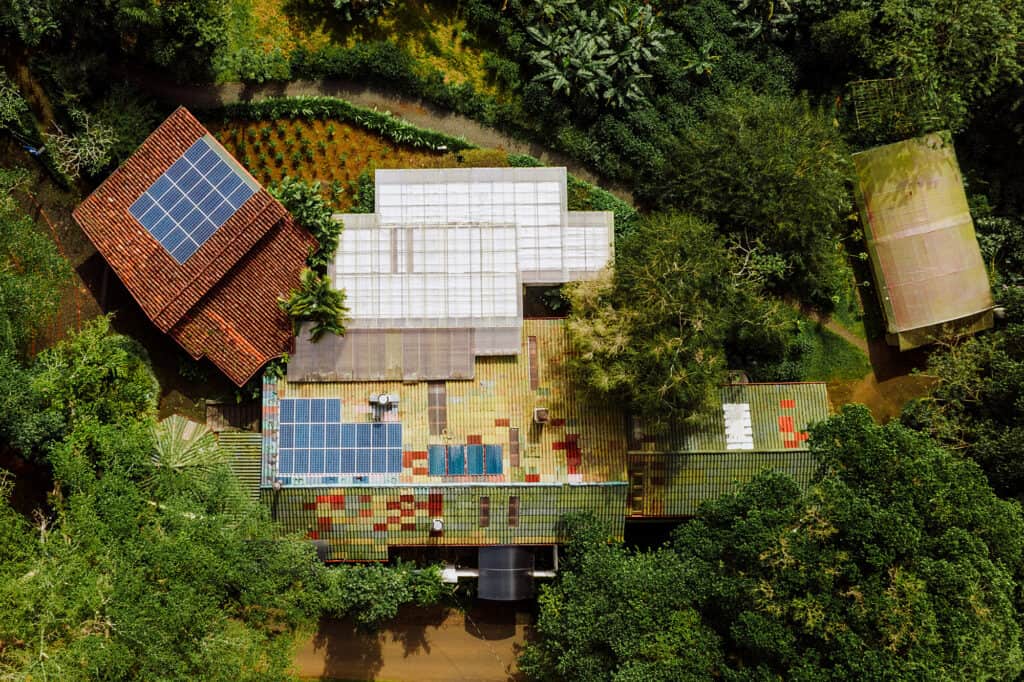 finca rosa blanca solar panels