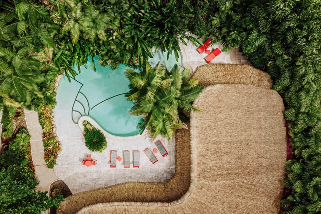 aguas claras pool drone