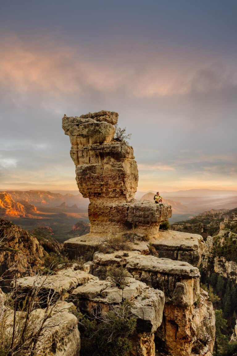 Edge of the World, Flagstaff:  The Jenga Rocks near Sedona