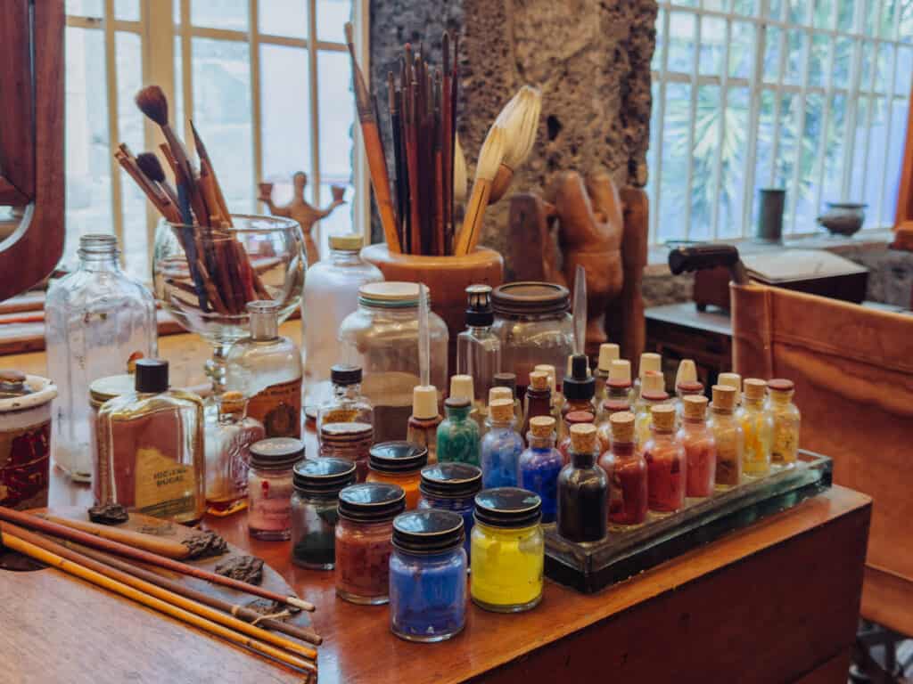 diego rivera's paints