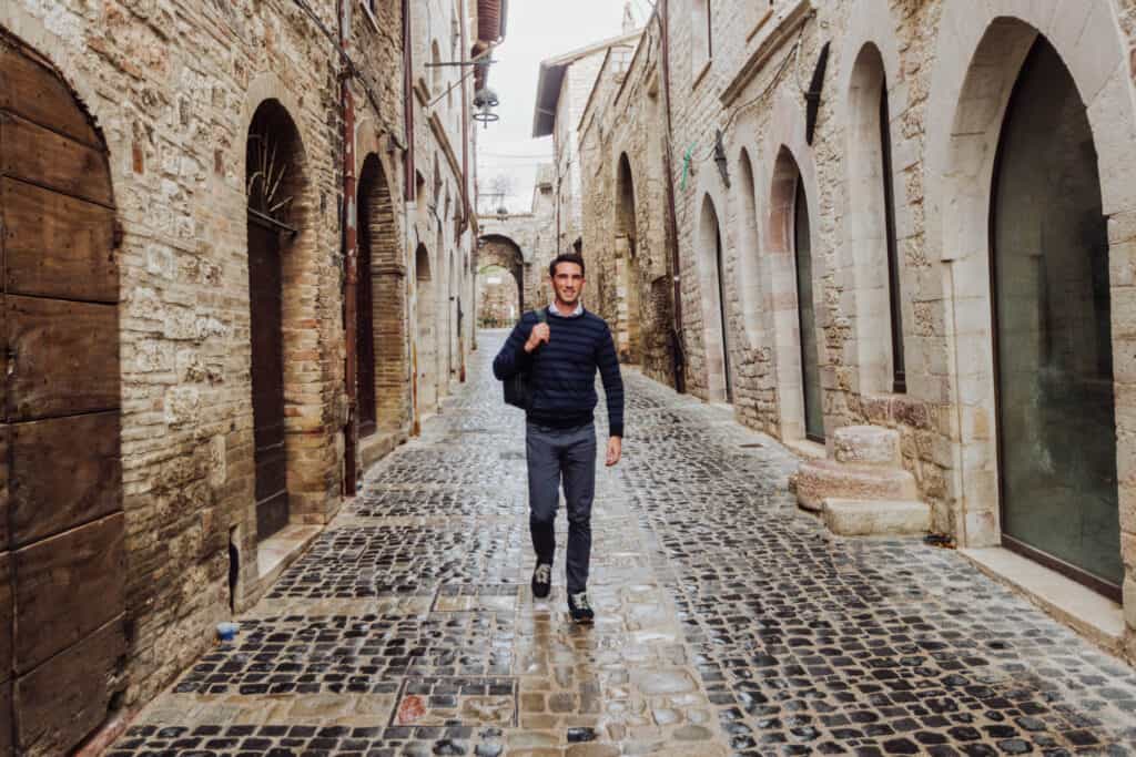 Jared Dillingham on a day trip to Orvieto from Rome