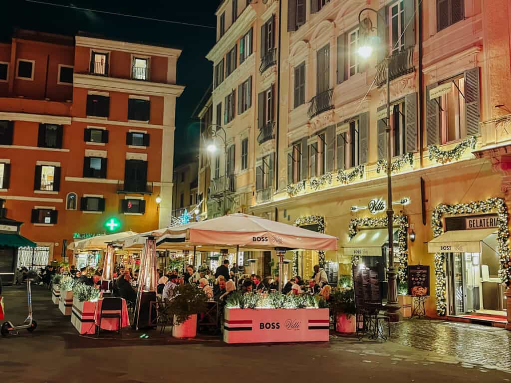 rome restaurants in winter