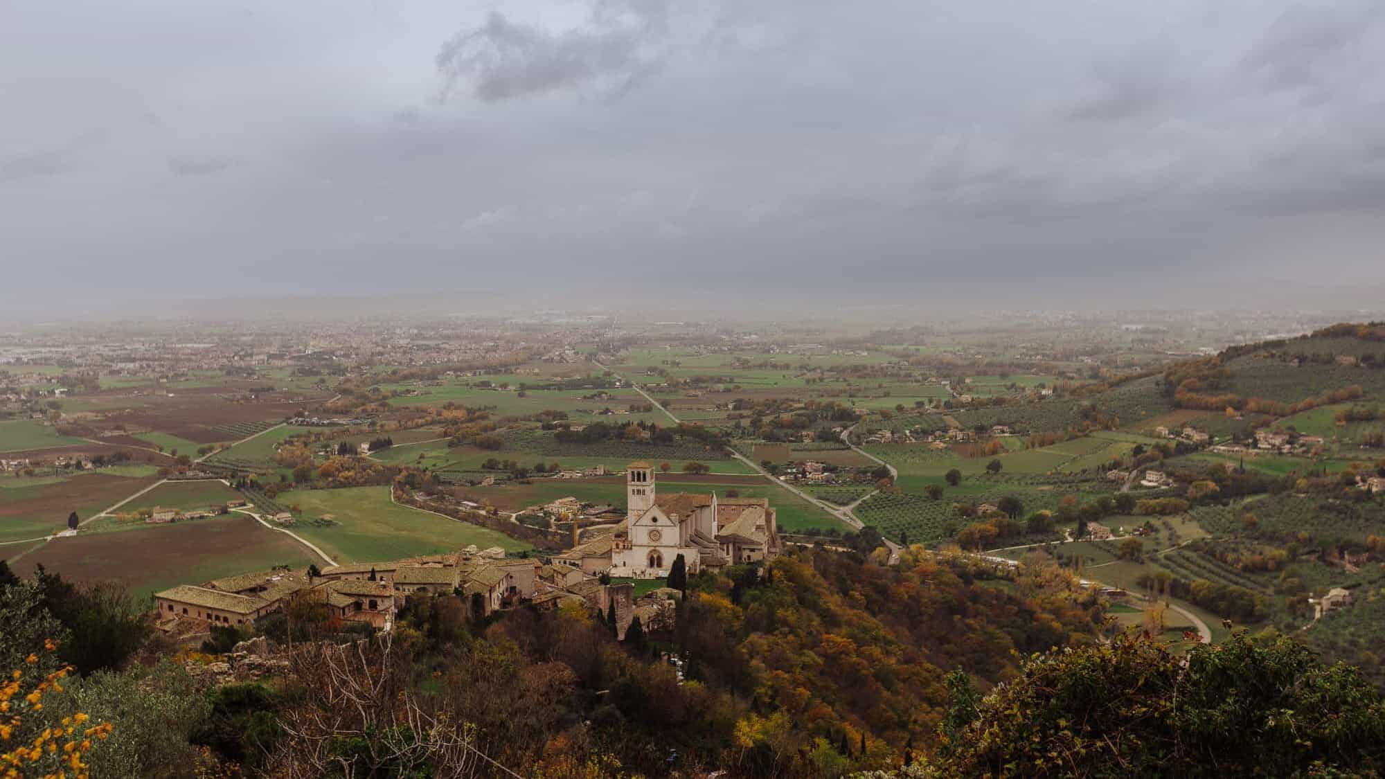 assisi day trip view