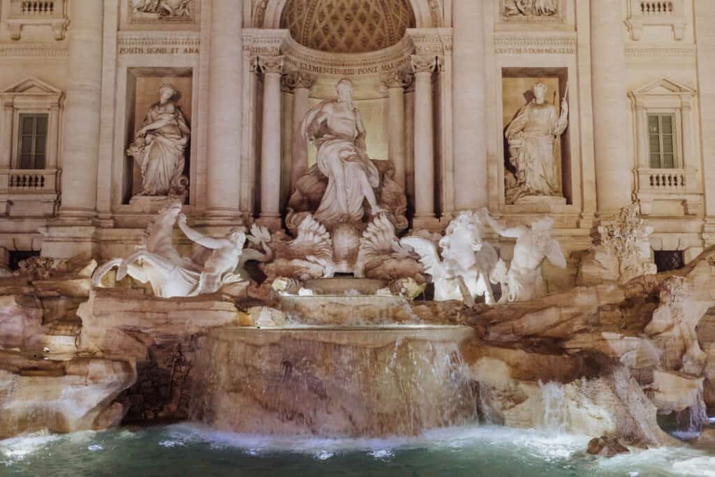 Rome in Winter: Trevi Fountain