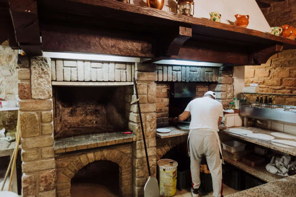 rome to assisi food