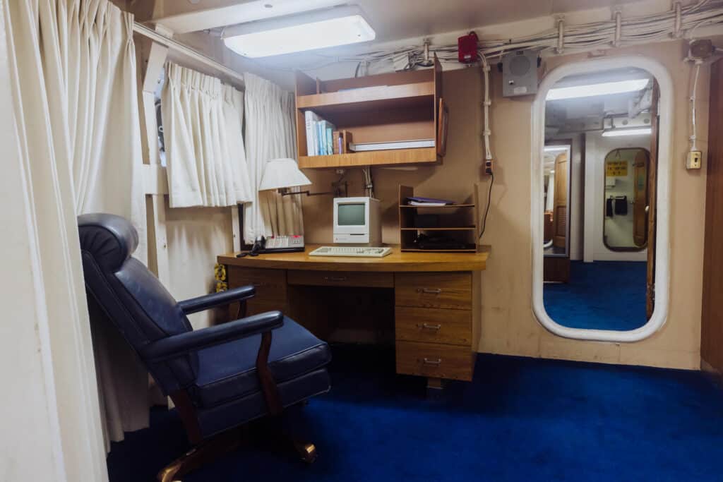 navy captains quarters bathroom