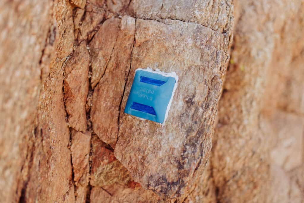 camelback mountain cholla trail marker