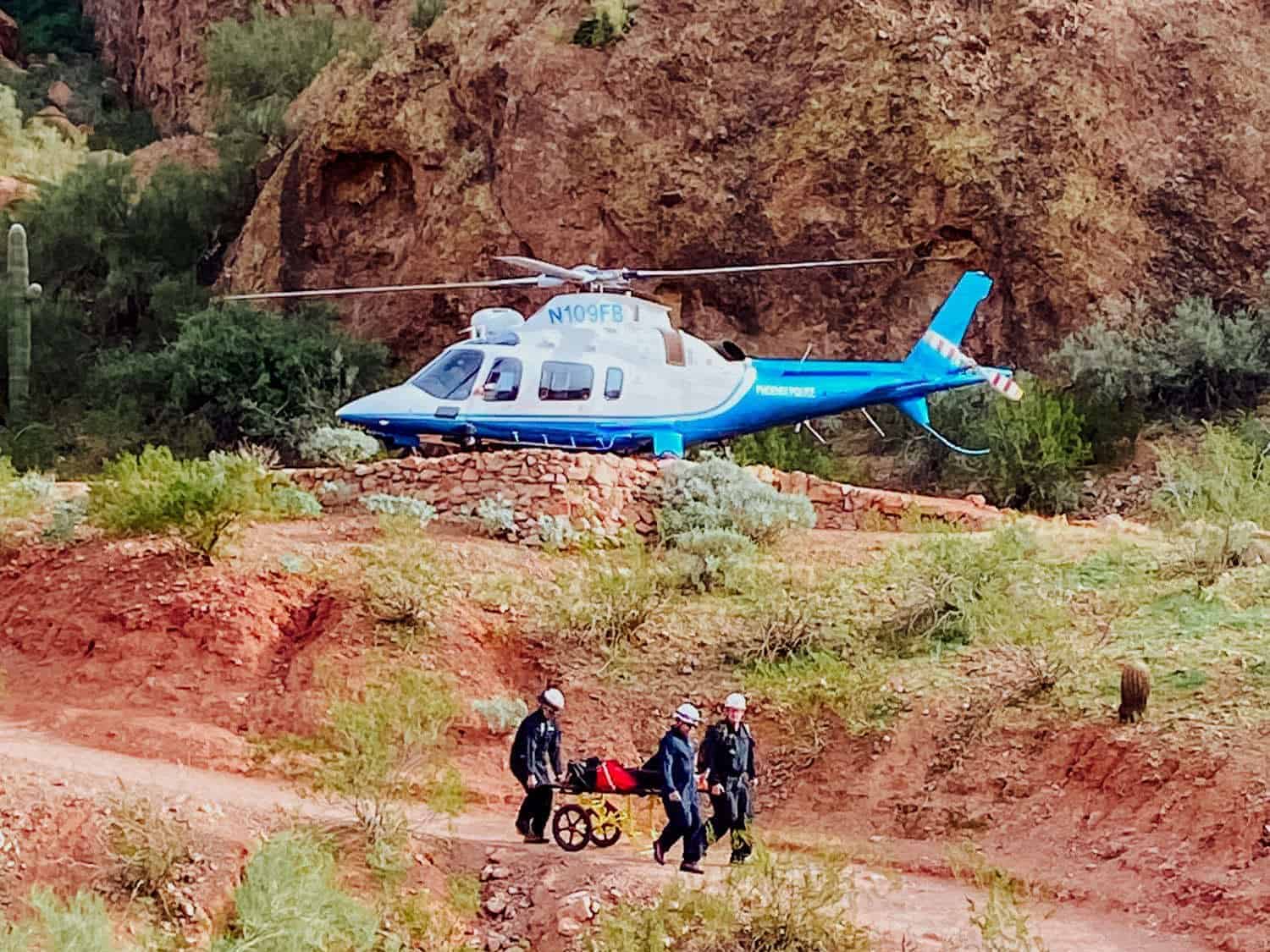 camelback mountain echo trail rescue