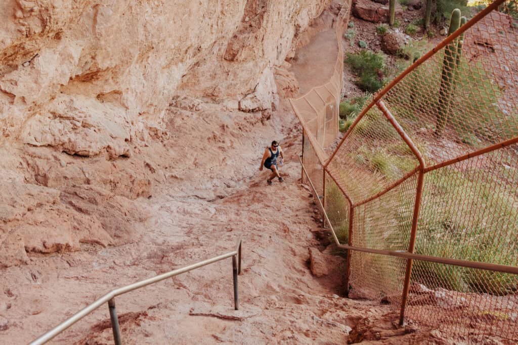 camelback echo canyon trail rails