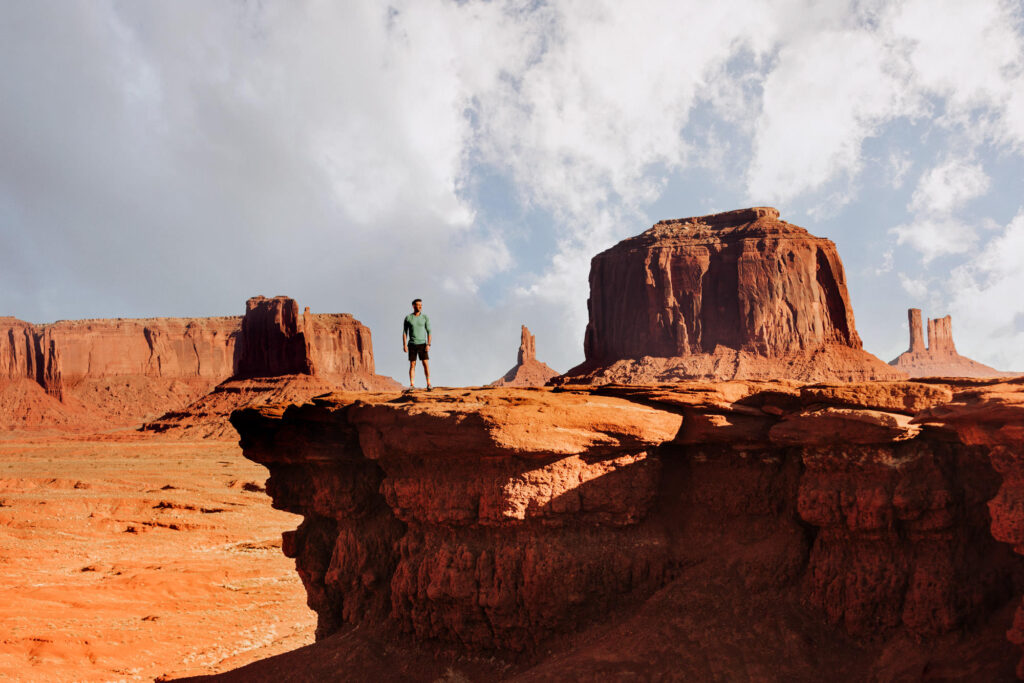 Jared Dillingham on a day trip from Page, AZ, to Monument Valley