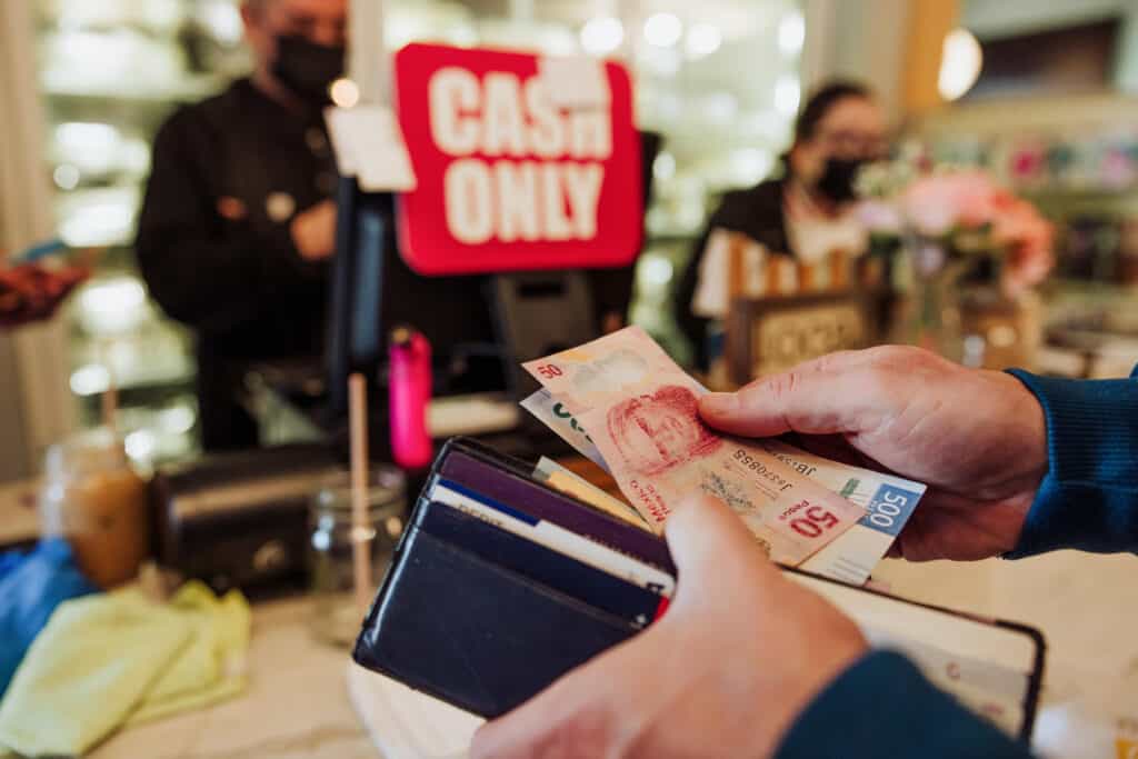 mexico cash only