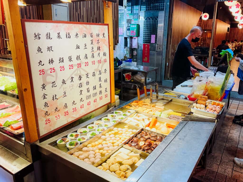 incense at the night market in taiwan