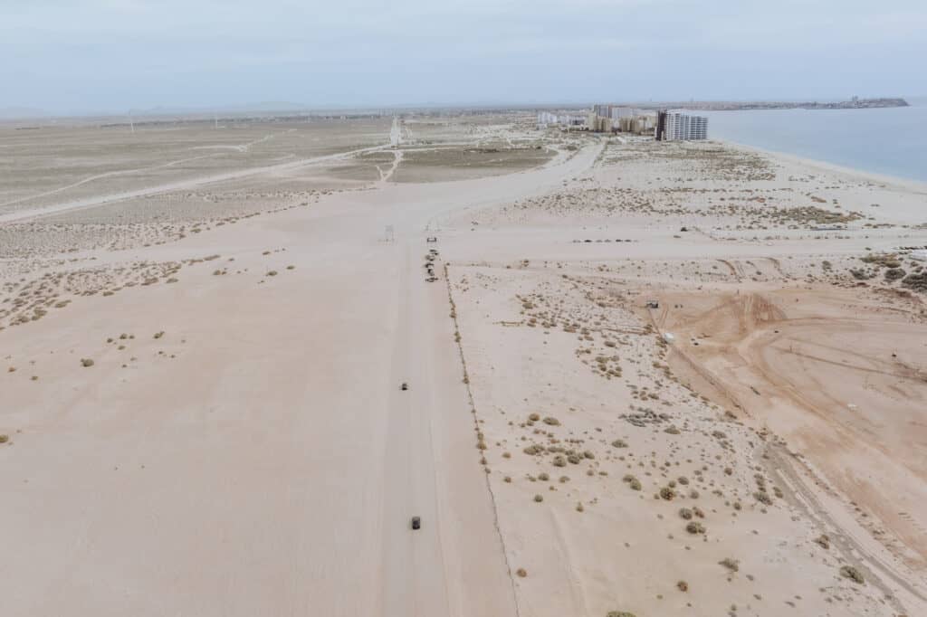 sand road in rocky point