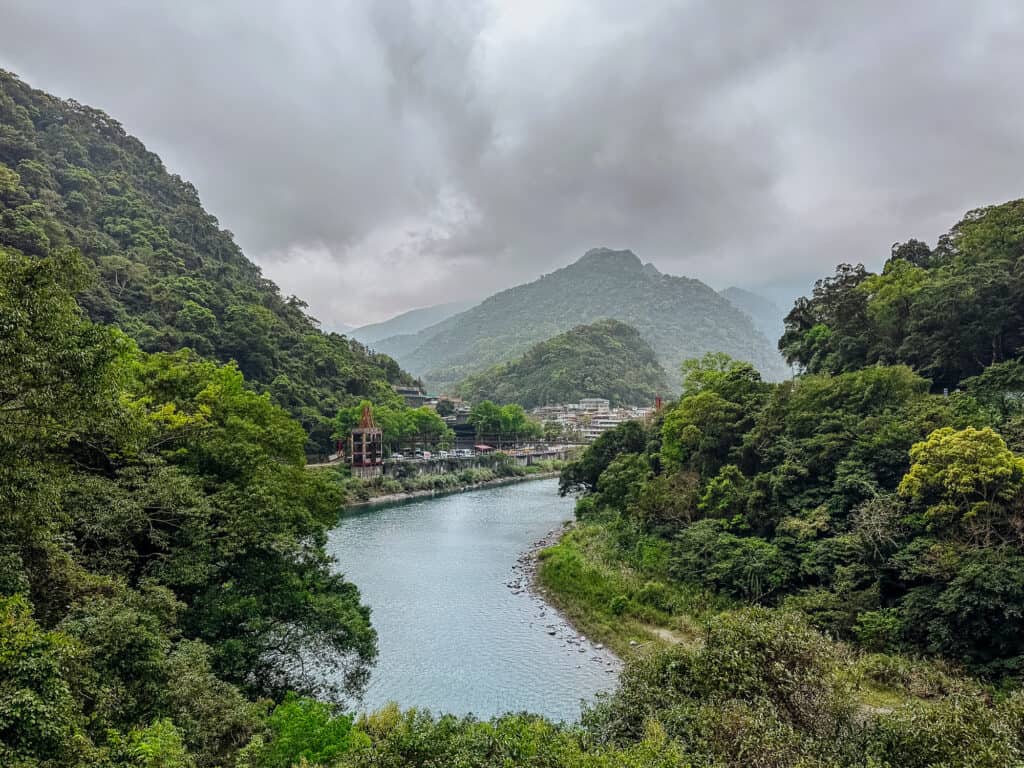 Wulai district taiwan river