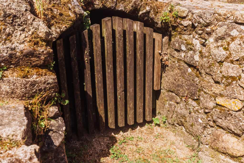 The Door of Betrayal at the Moorish Castle in Sintra