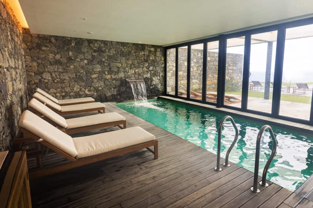 Indoor pool at Sensi Azores Nature and Spa