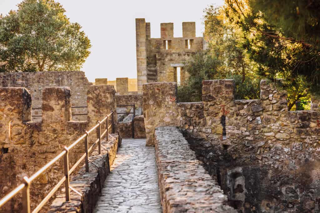 Portugal Palaces - Castelo de São Jorge in Lisbon