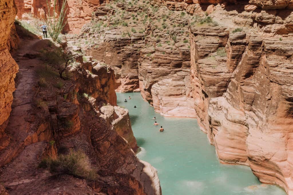 swimming at the confluence