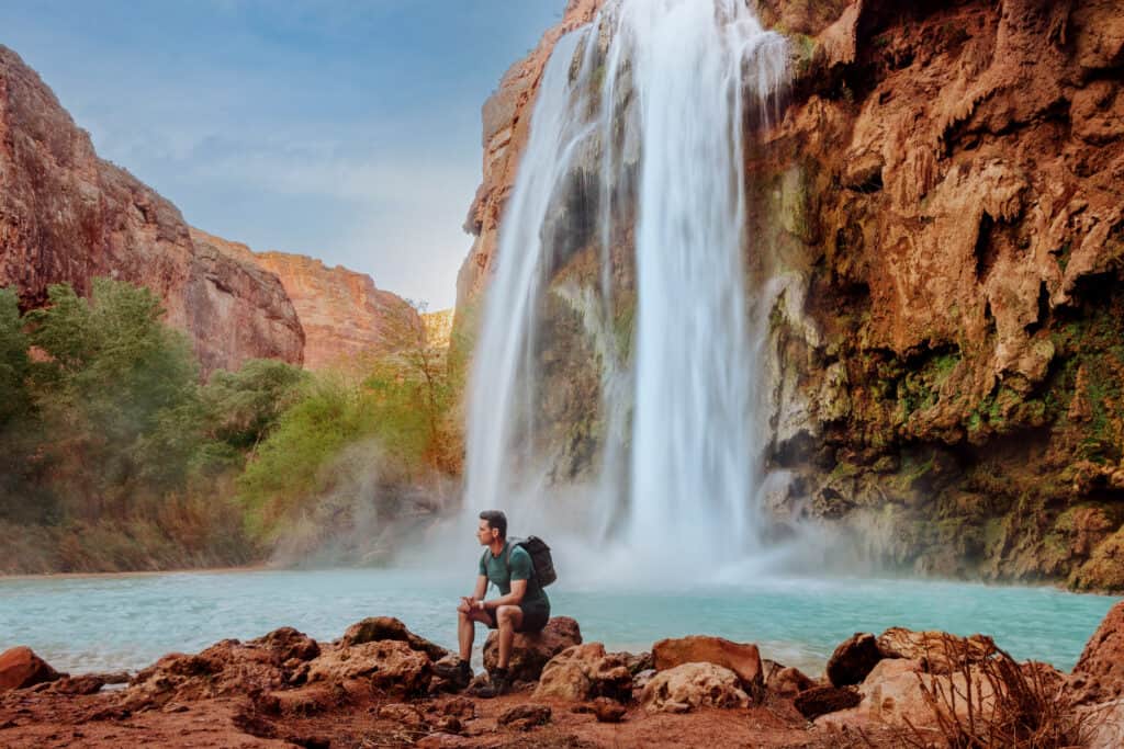 Jared Dillingham at Havasu Falls