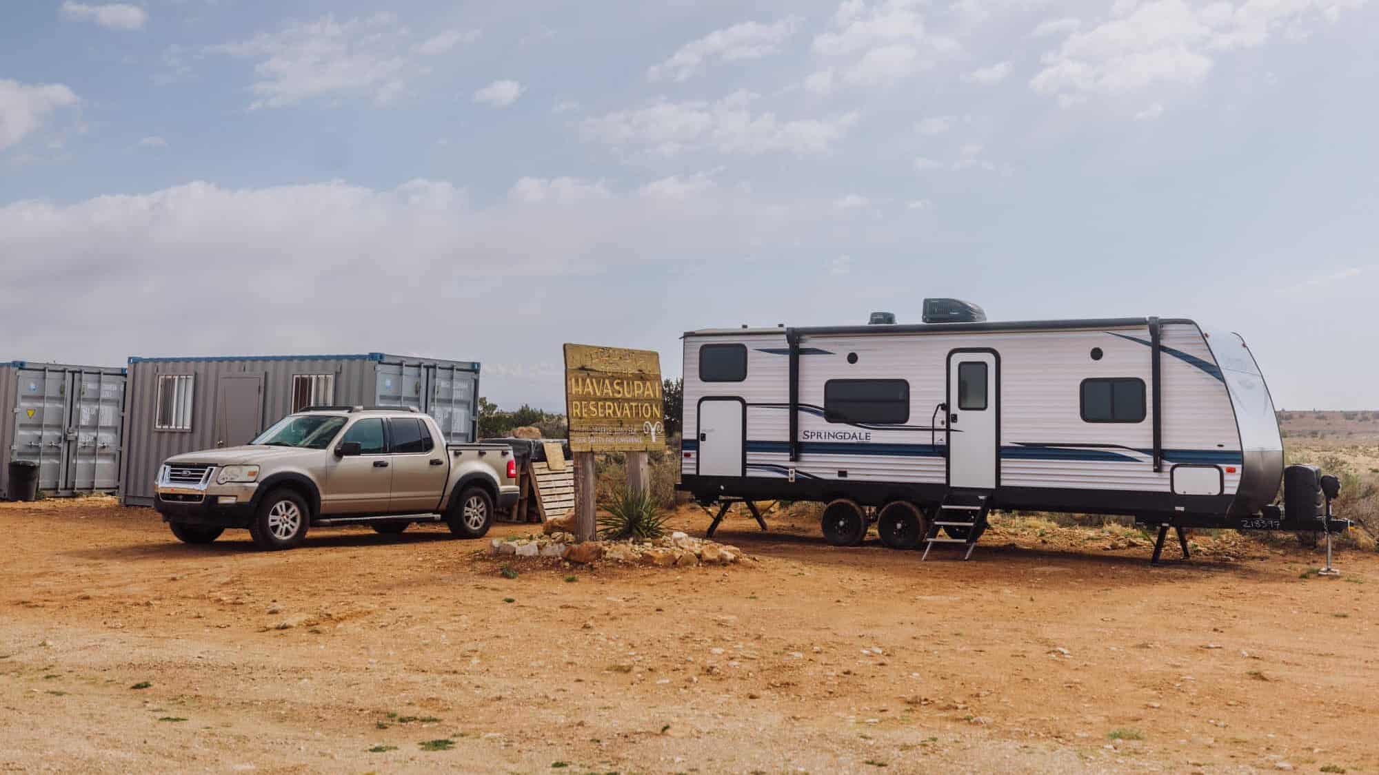 havasupai falls road checkpoint