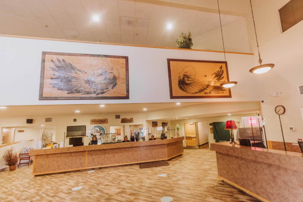 Hualapai lodge breakfast restaurant