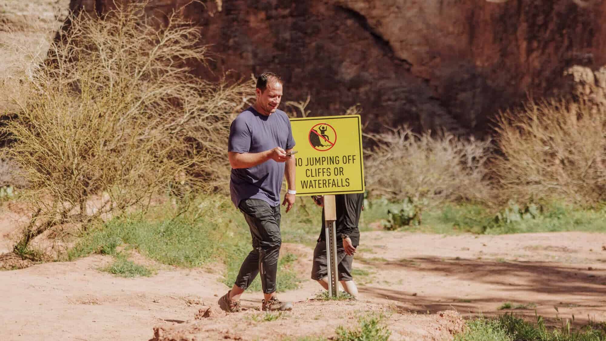 cell signal at Havasu Falls