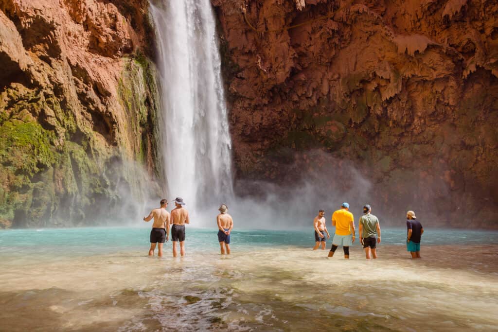 Mooney Falls swimming
