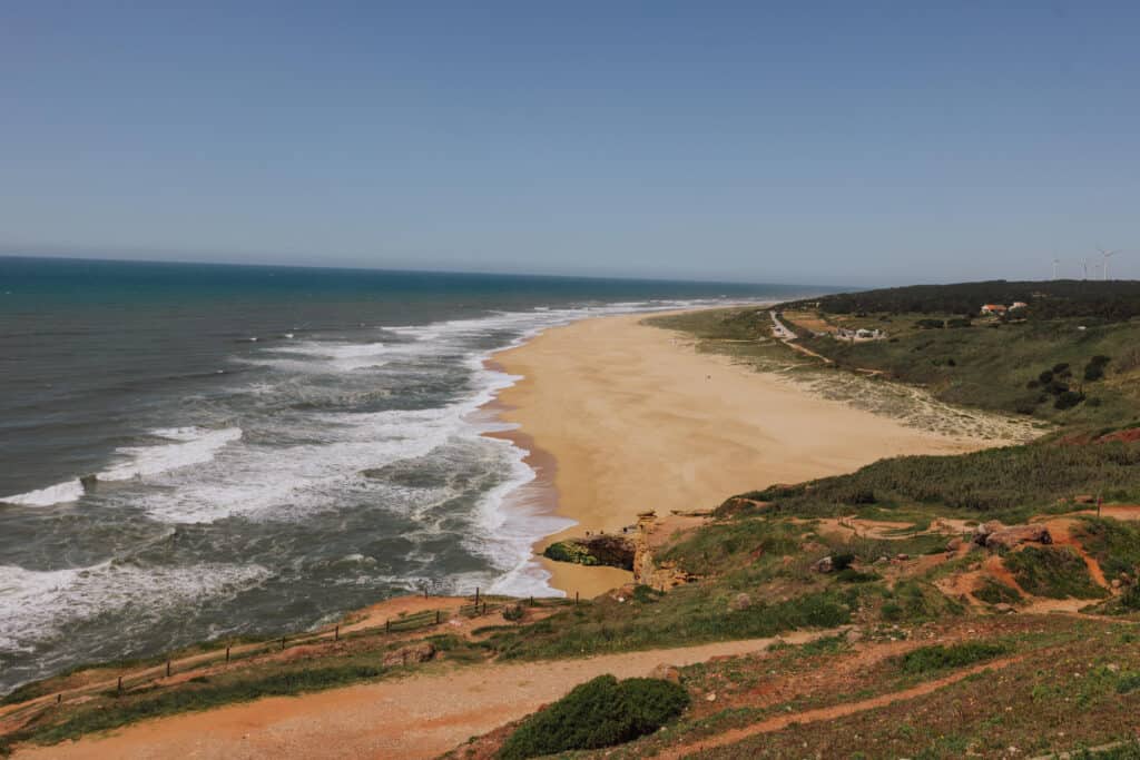 Praia do Norte in Nazare Portugal