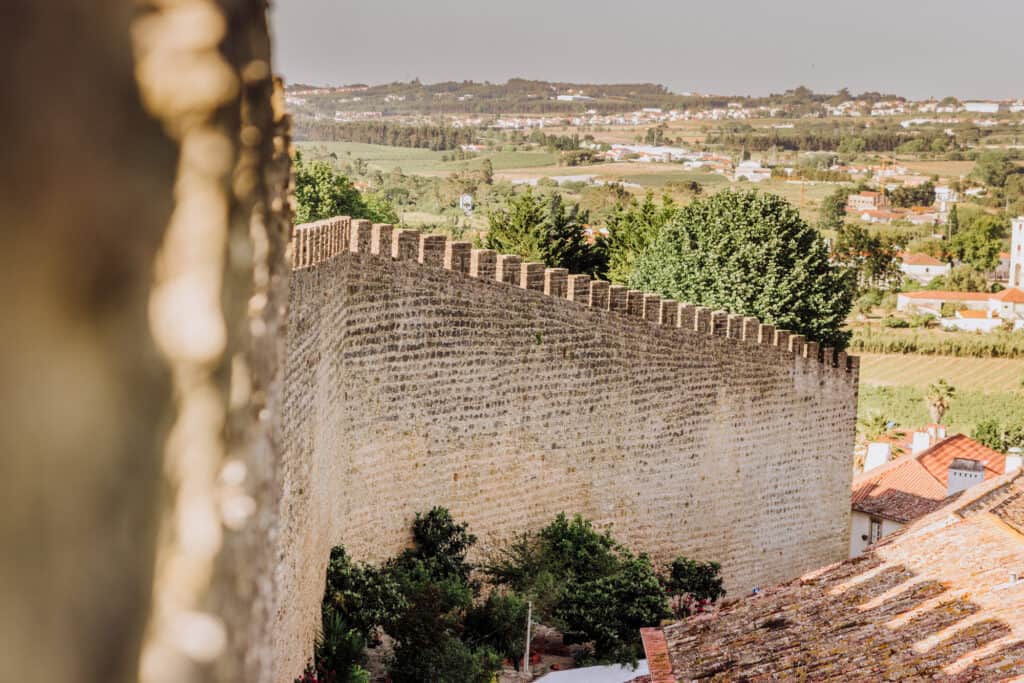 Obidos Castle walls