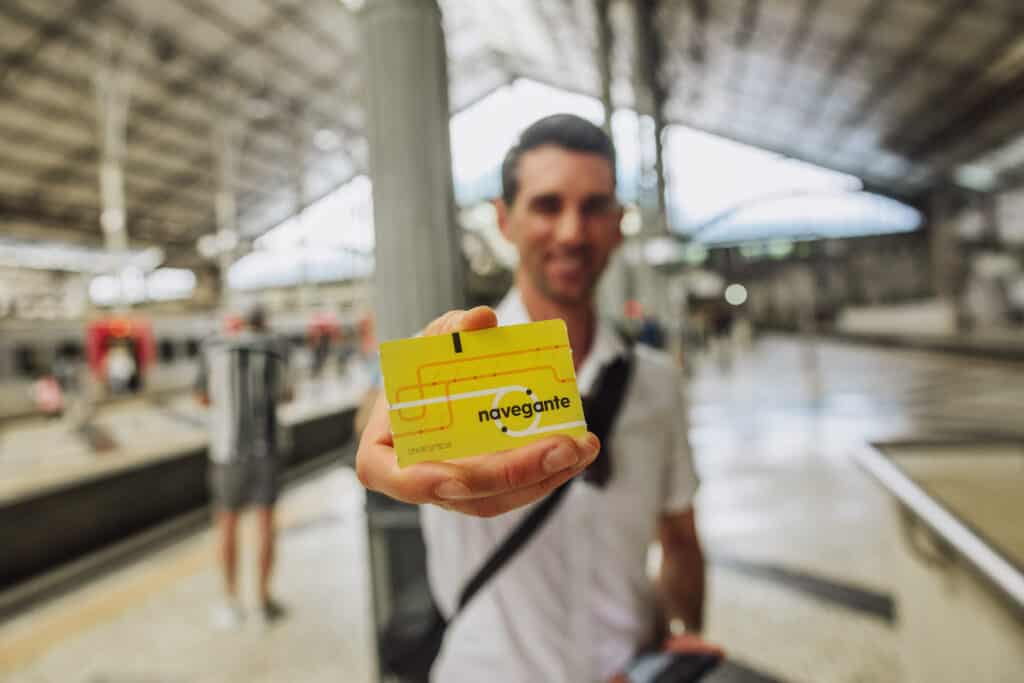 Jared Dillingham at Rossio Station in Lisbon