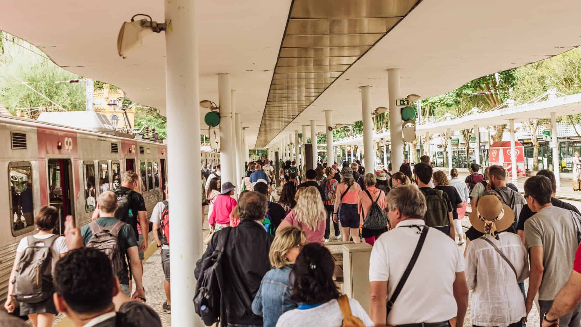 Sintra Station on a day trip from Lisbon