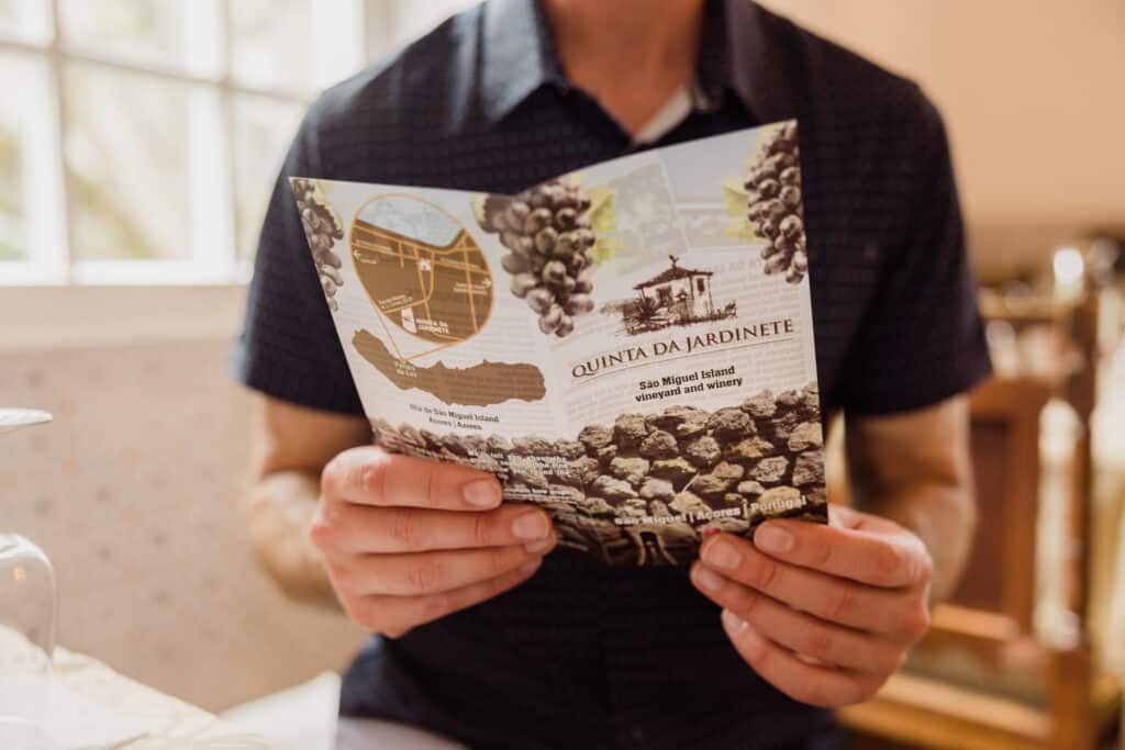 Quinta da Jardinete wine tasting in the Azores