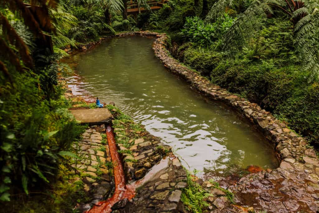 Azores hot springs: Caldeira Velha pool
