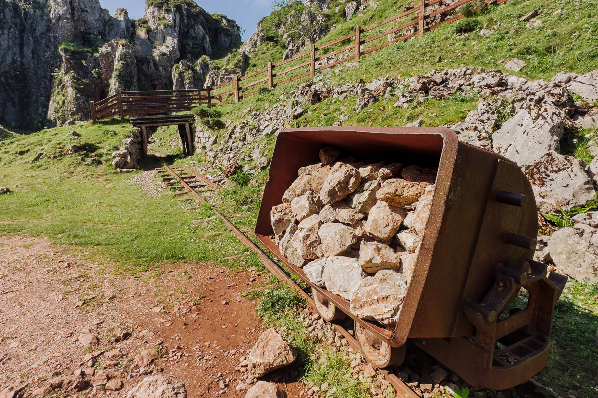 Mining near Cangas de Onis